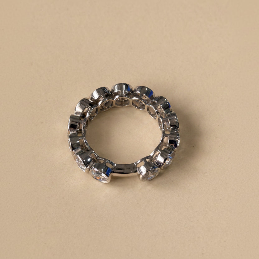 0.20ct Round Bezel Eternity Ring
