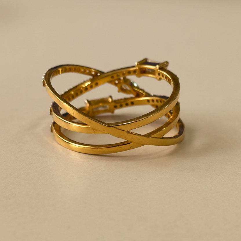 Triple Row Ring