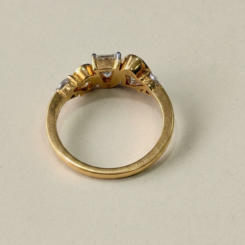 Wave of Diamond Ring