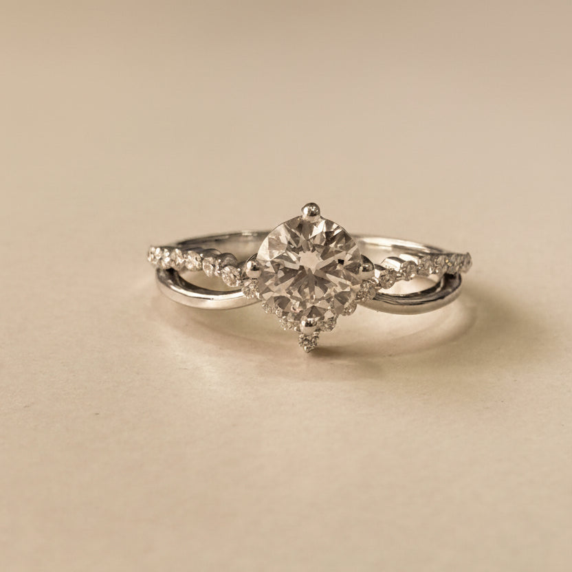 1ct Solitaire Eternal Twist Ring