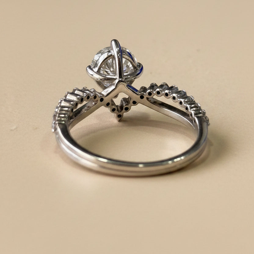1ct Solitaire Eternal Twist Ring