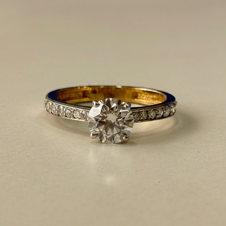 1ct Diamond Height Ring