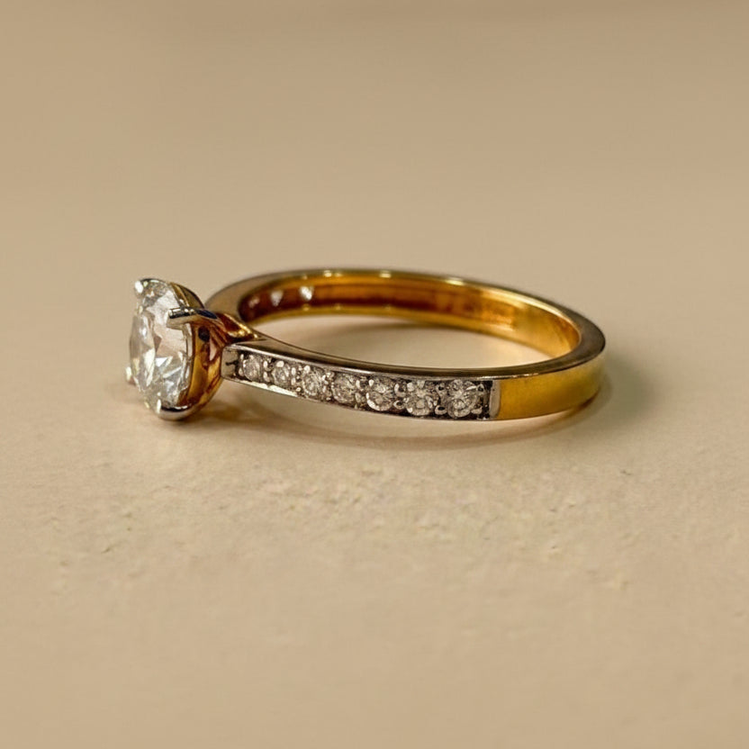 1ct Diamond Height Ring