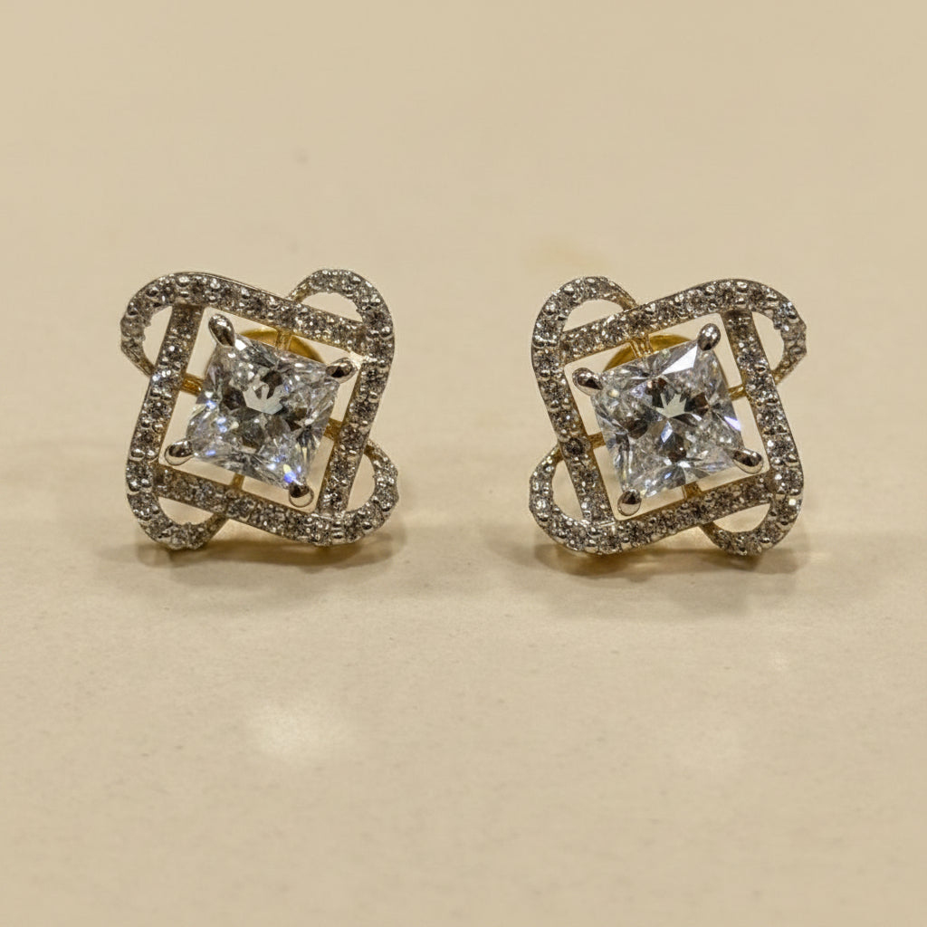 Princess spiral Earrings