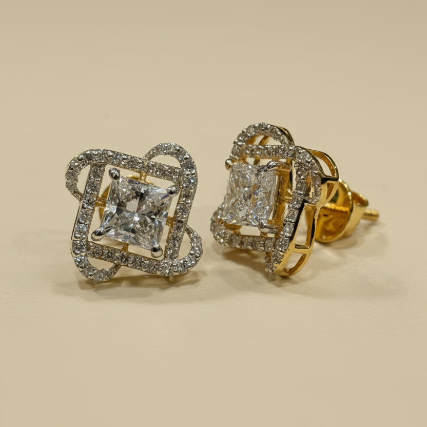 Princess spiral Earrings