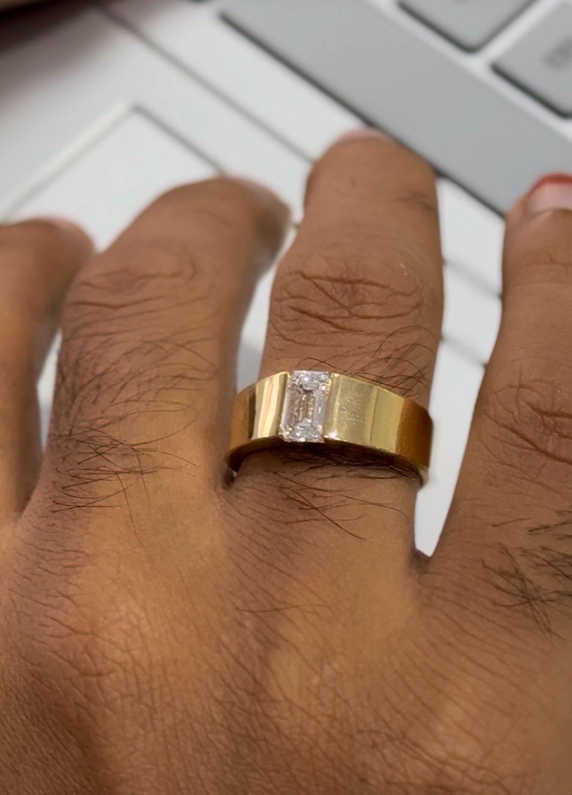 Emerald Men's Ring