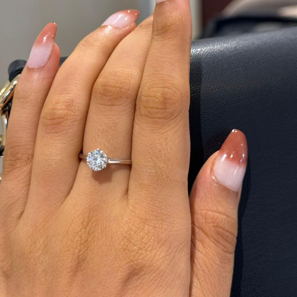 1ct Round Cut Ring
