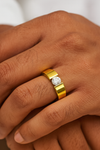 Eclipse Round Men's Ring
