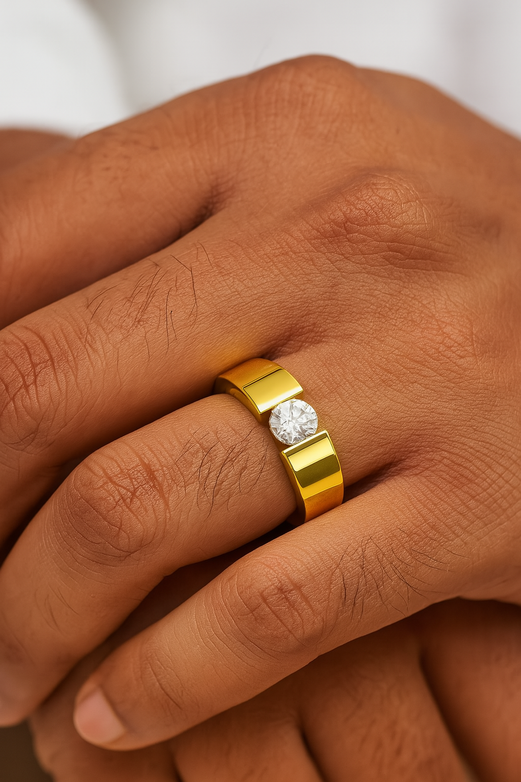 Eclipse Round Men's Ring
