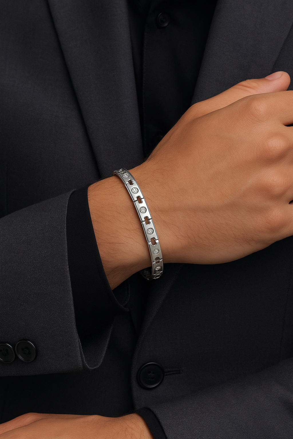 Aurora Round Cut Tennis Bracelet