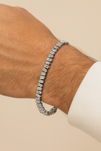 Linear Luxe Baguette Cut Bracelet