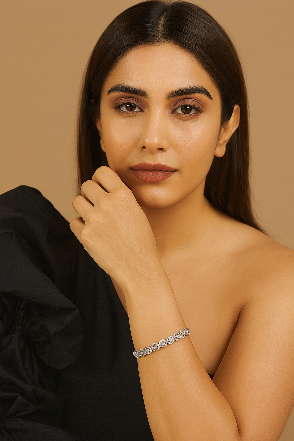 Halo Diamond Bracelet