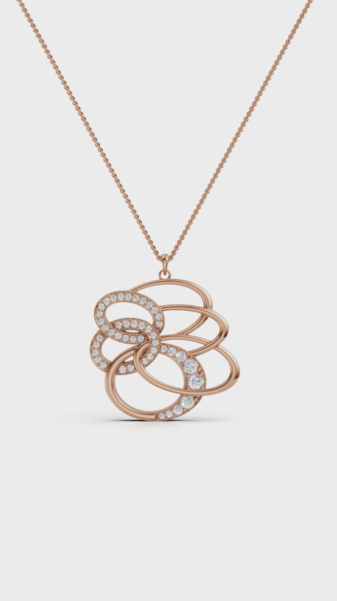 Figure Dual Swirl Pendant