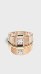 Citadel Round Men's Ring