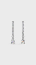 Aurora Diamond Drop Earrings