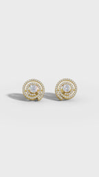 Spiral Radiance Diamond Studs
