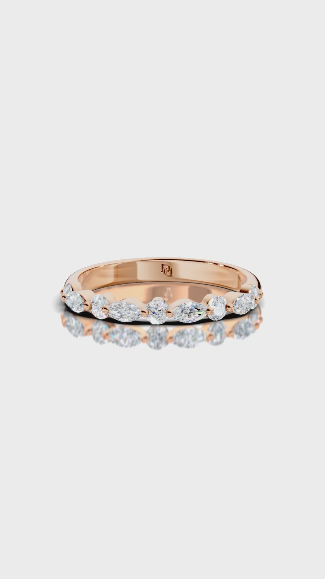 Marquise & Oval Diamond Eternity Band