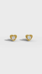 Diamond Knot Stud Earring