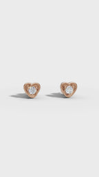 Diamond Knot Stud Earring