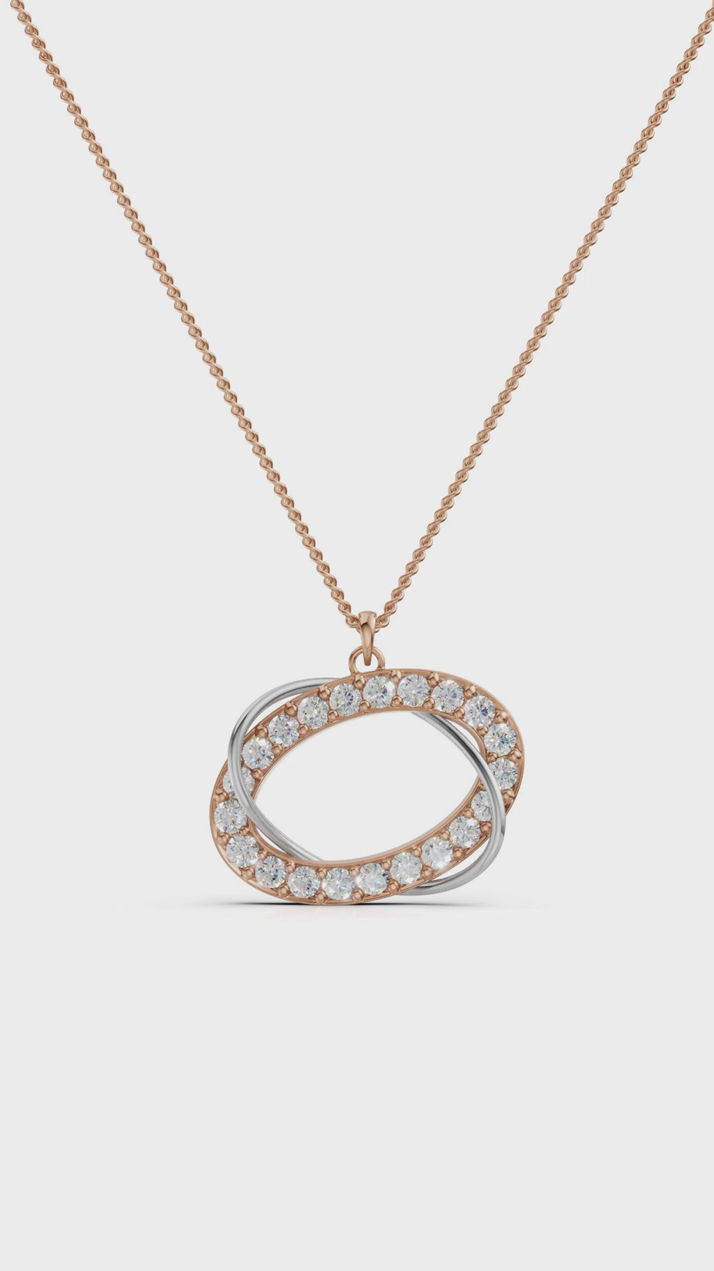 Celestial Orbit Diamond Pendant