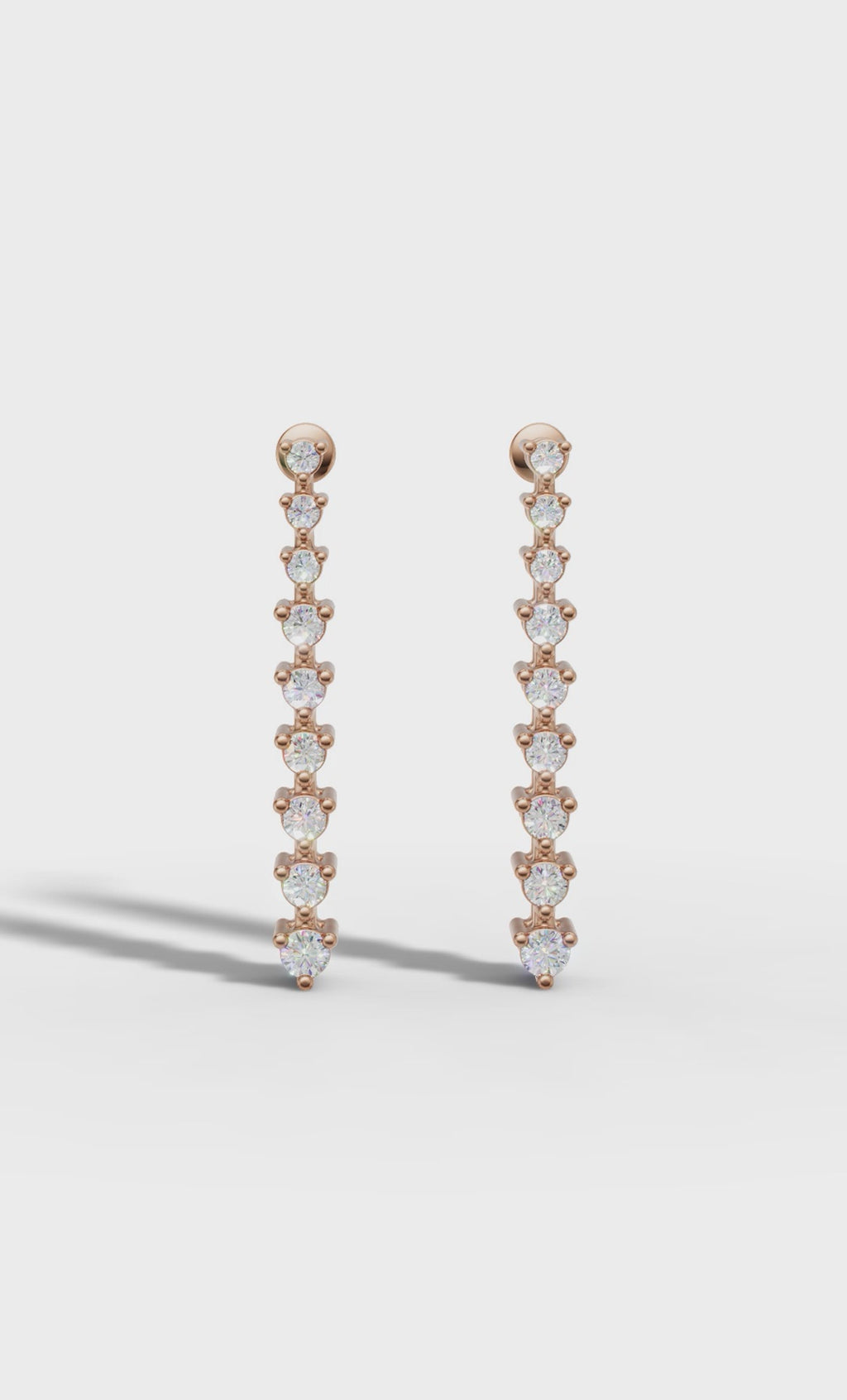 Brilliant Round Diamond Danglers