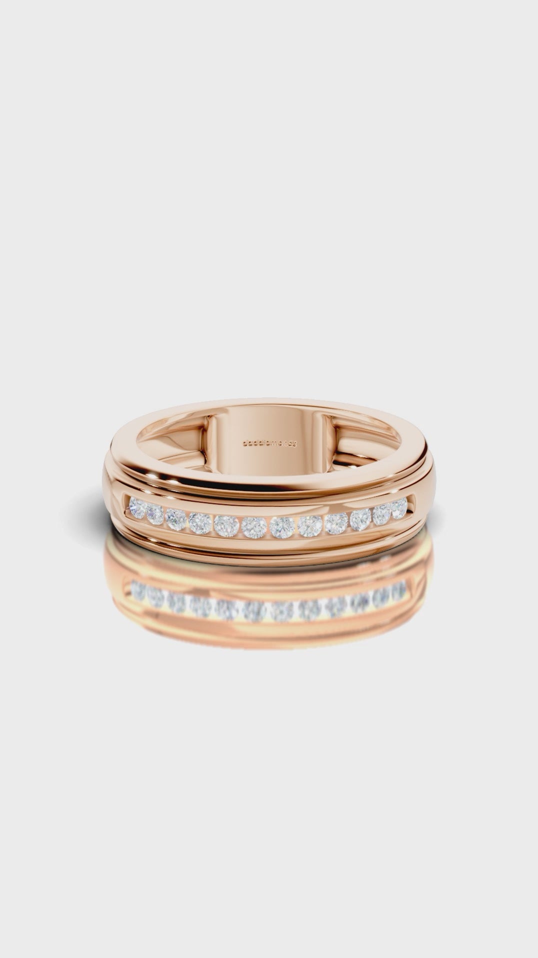 Round Glowline Men's Ring