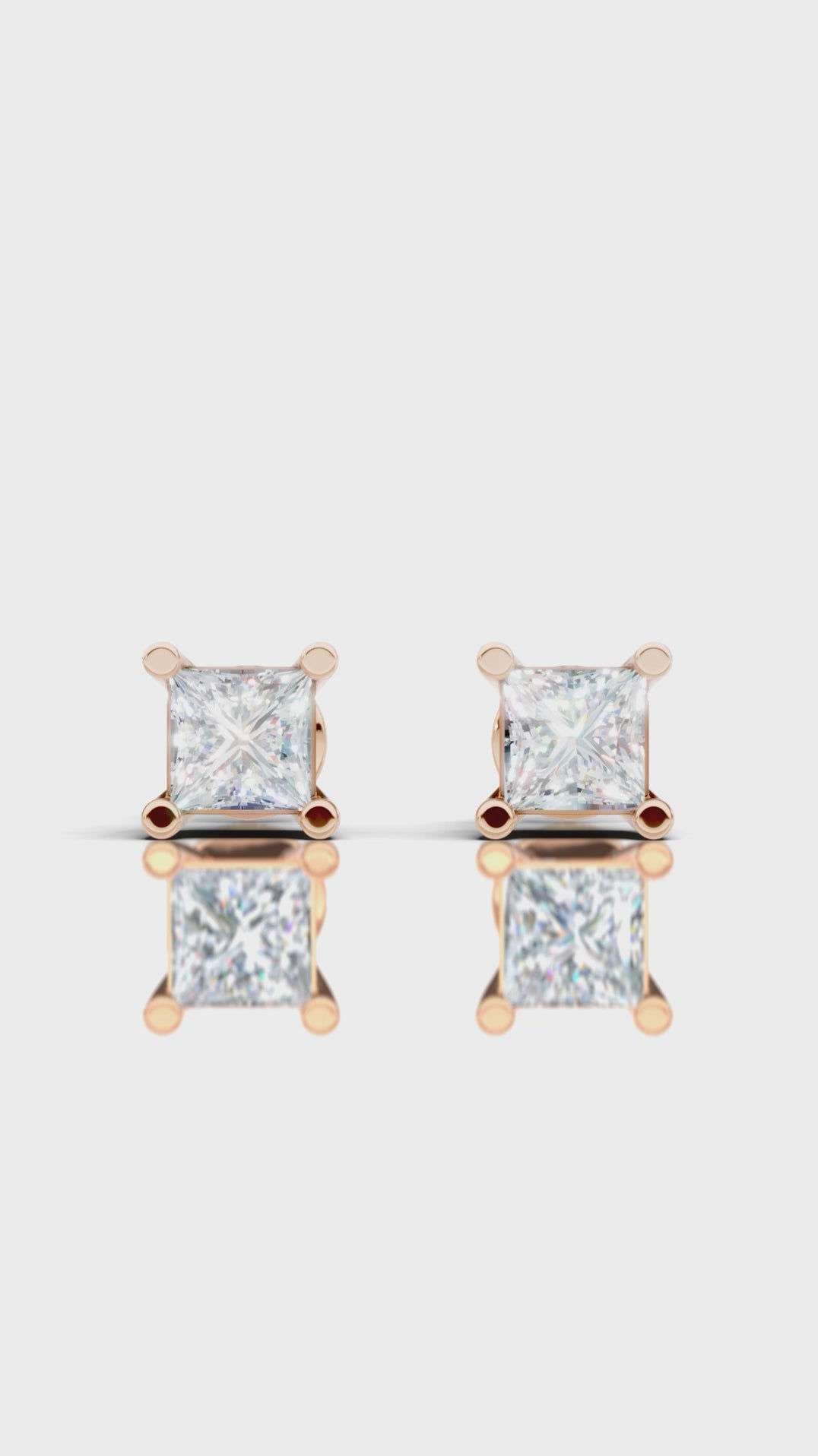 Attract Stud Diamond Mens Earrings
