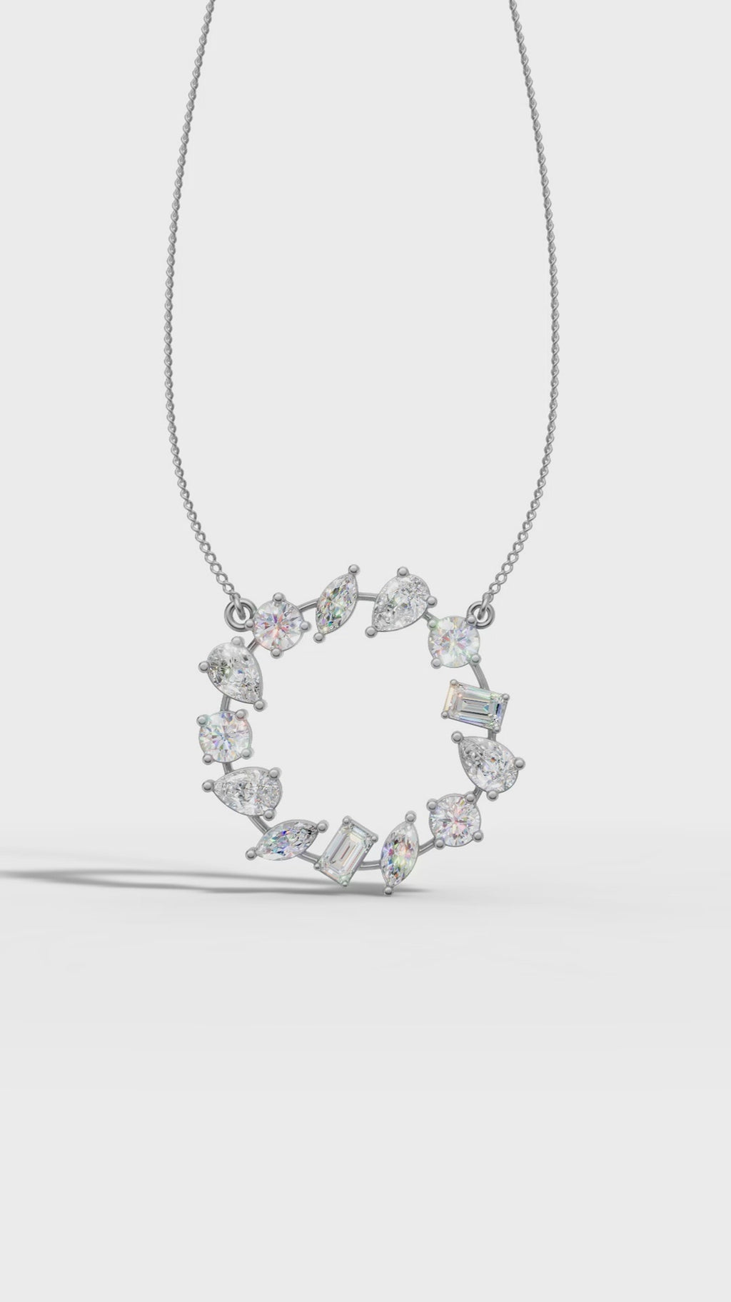 Celestial Orbit Diamond Pendant