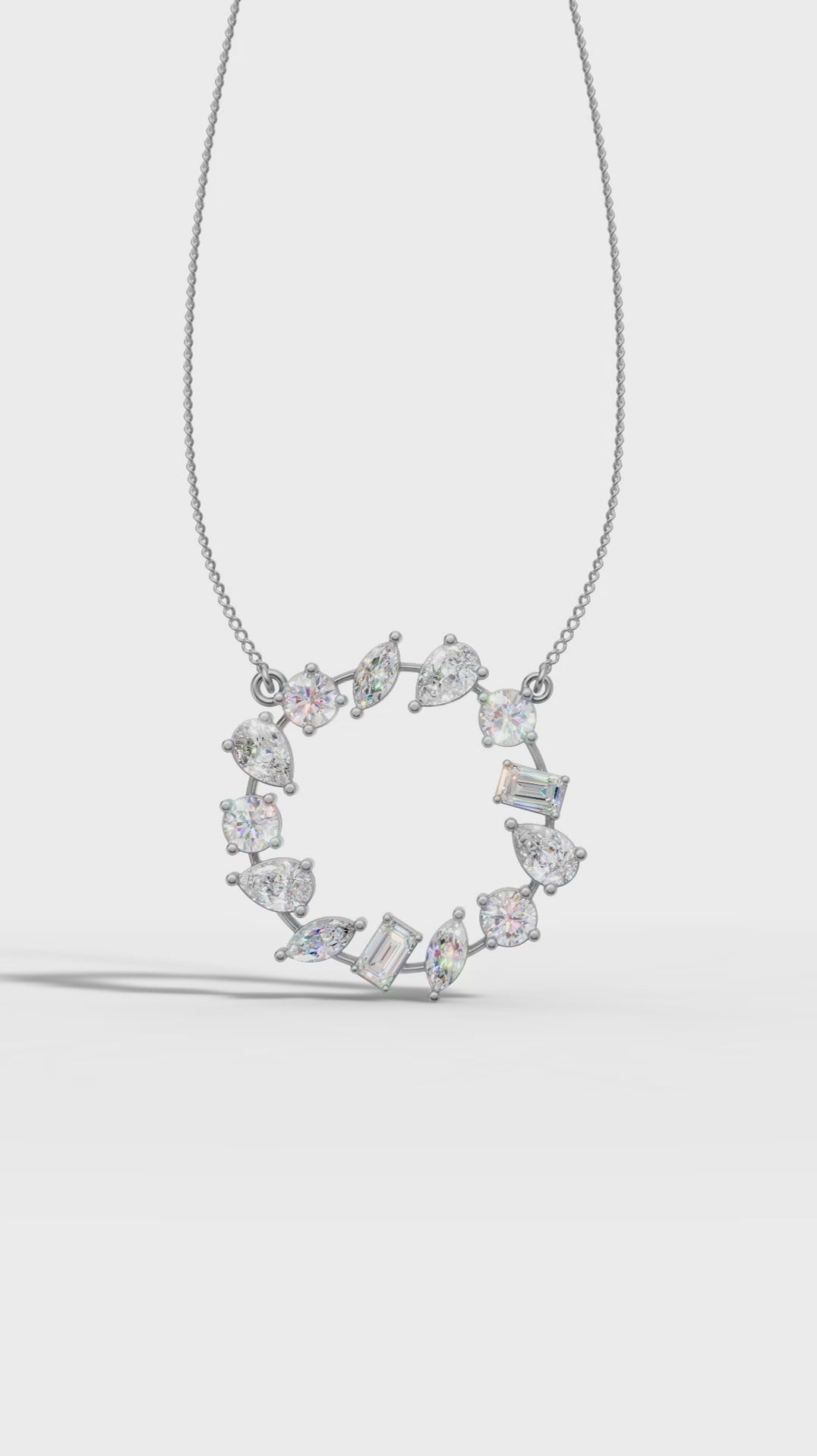 Celestial Orbit Diamond Pendant