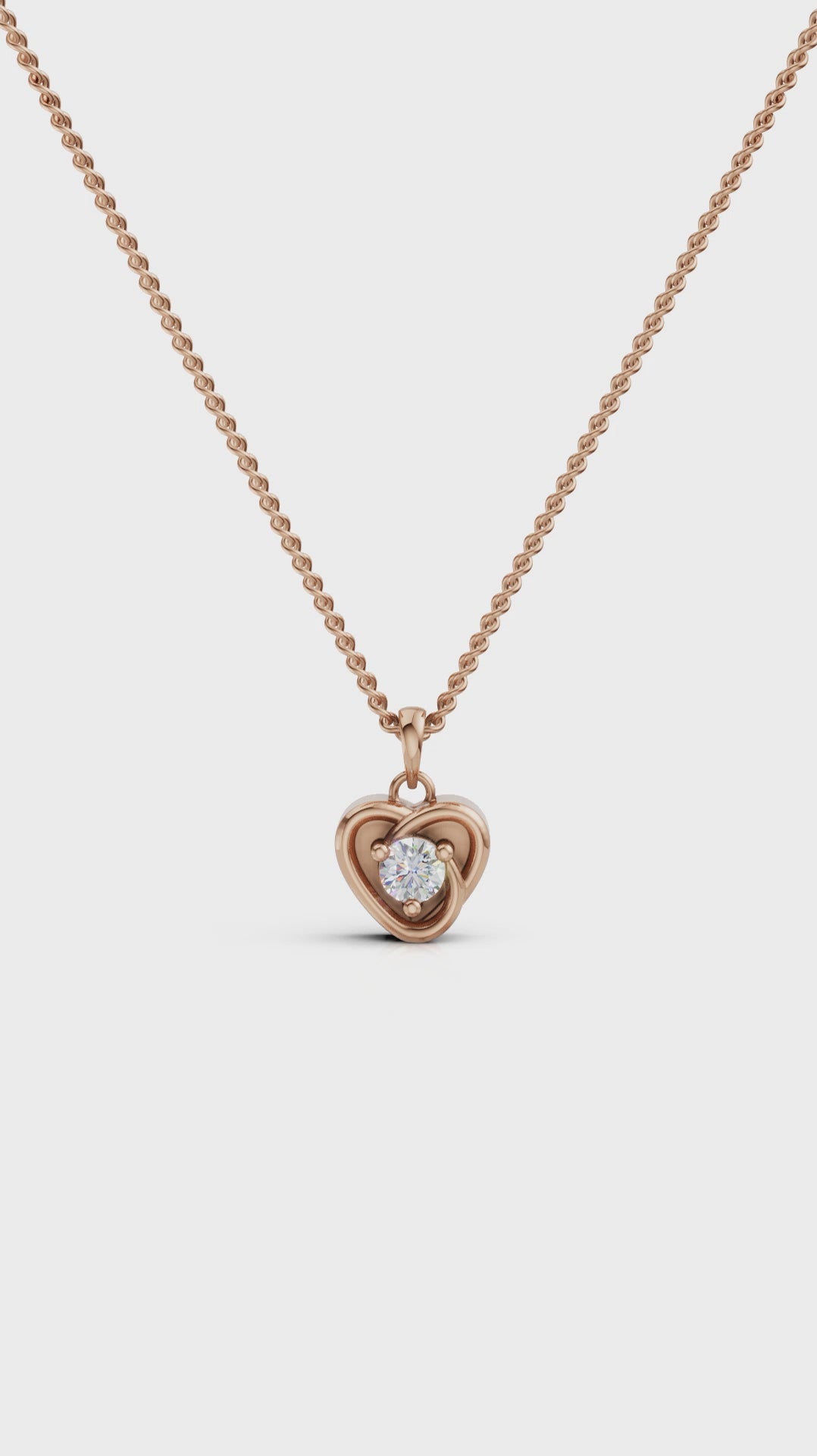 Heartglow Diamond Pendant
