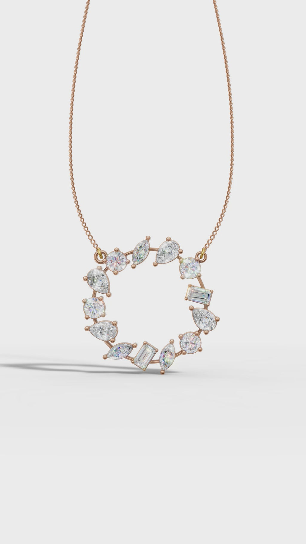 Celestial Orbit Diamond Pendant