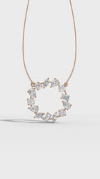 Celestial Orbit Diamond Pendant