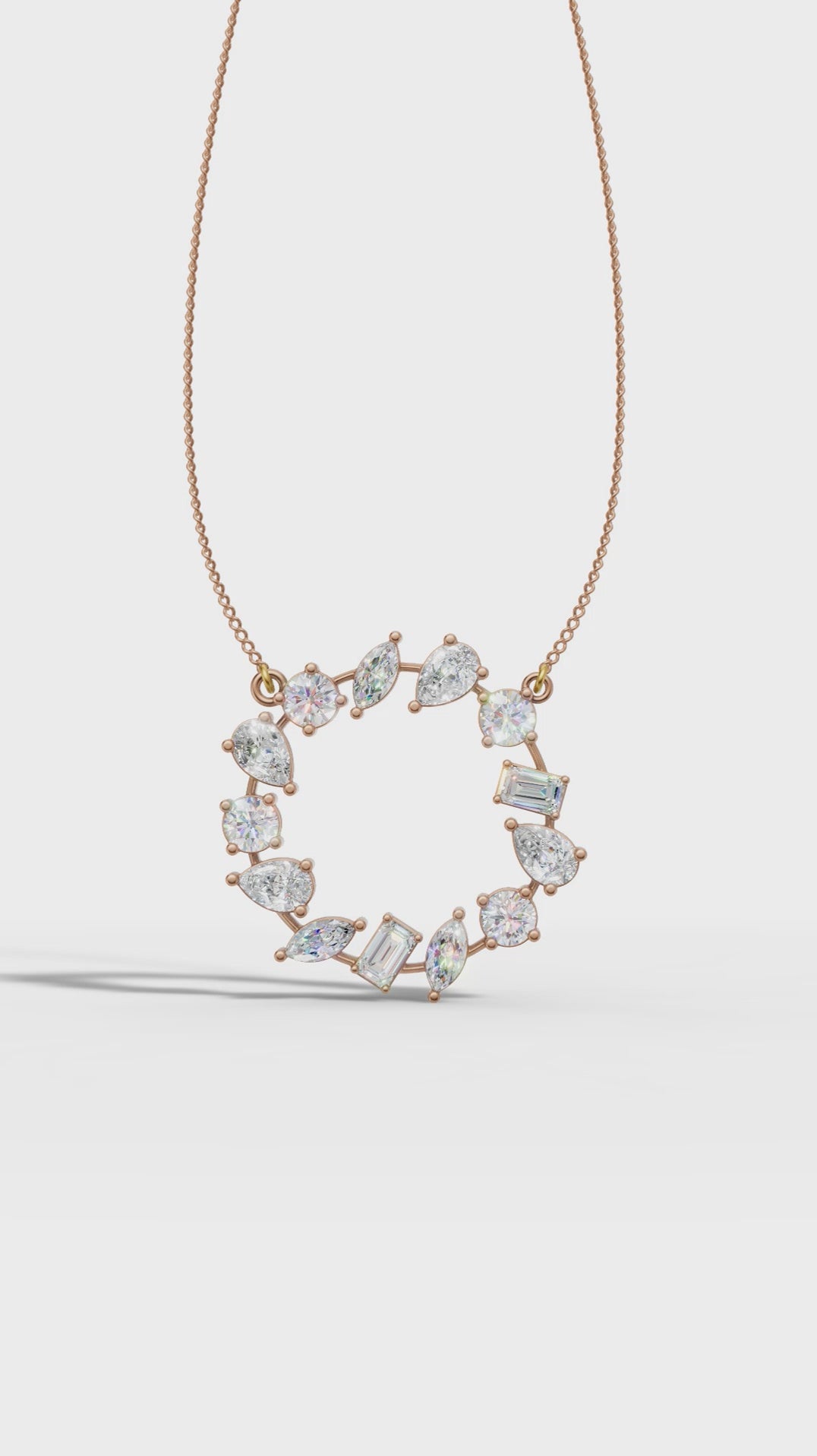 Celestial Orbit Diamond Pendant