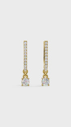 Aurora Diamond Drop Earrings