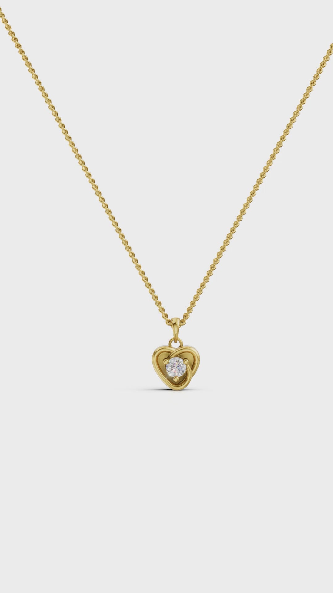 Heartglow Diamond Pendant