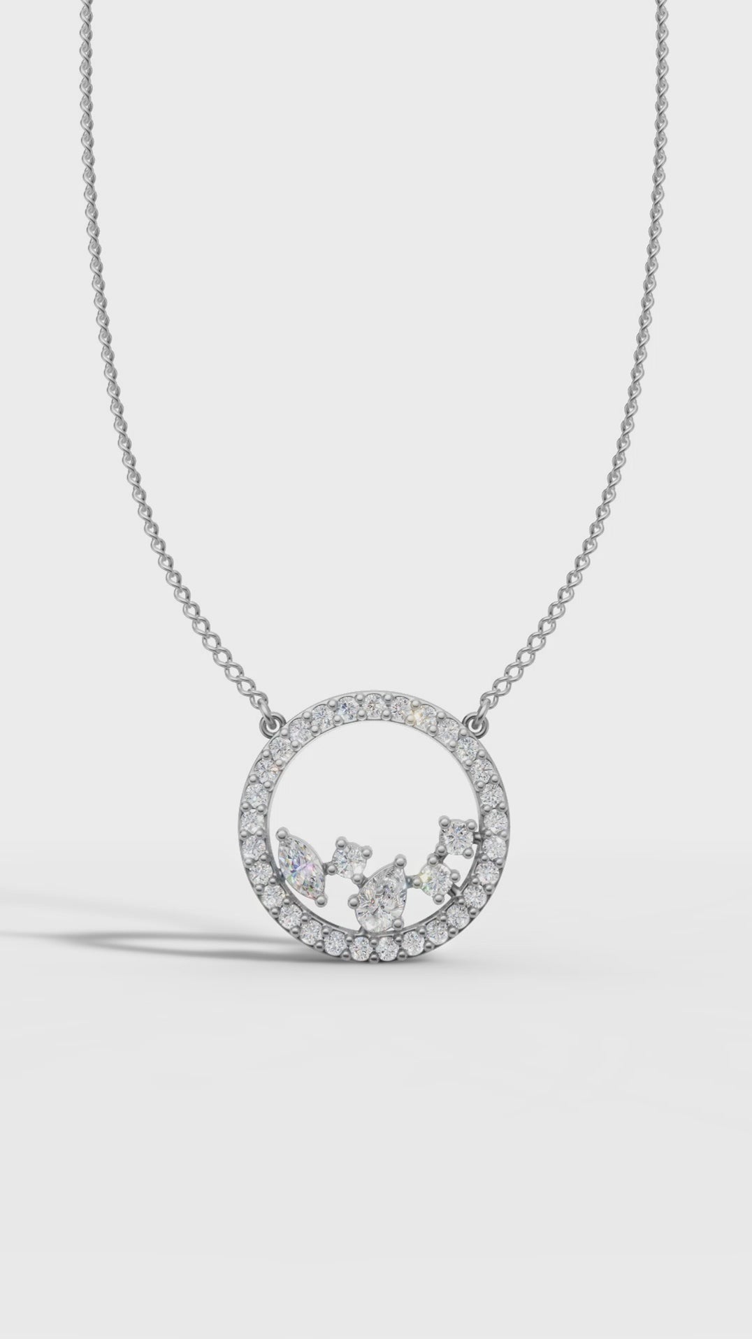 Celestial circle pendant