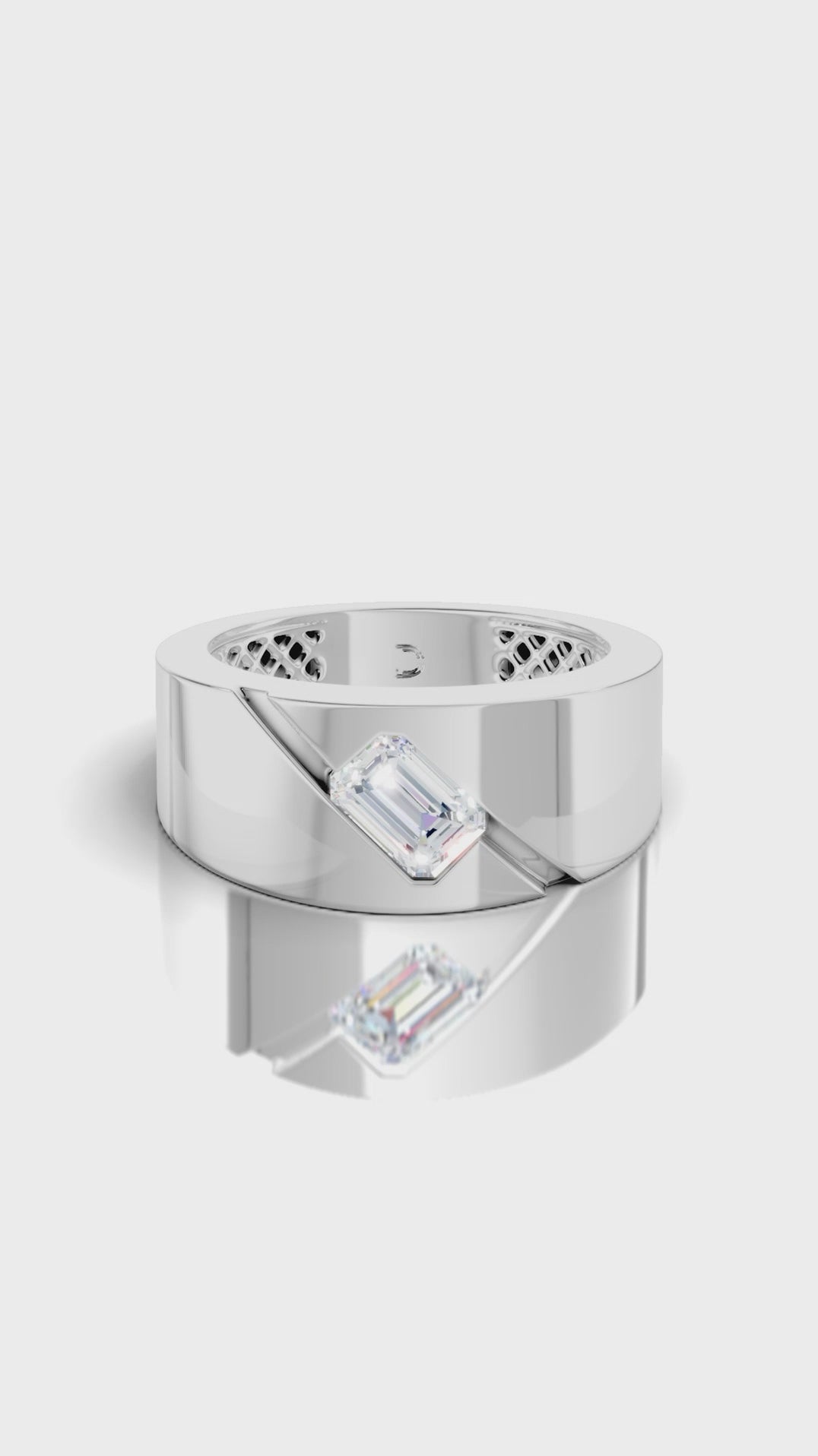 Solstice Emerald Men's Ring