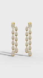 Waterfall Diamond Drop Earrings
