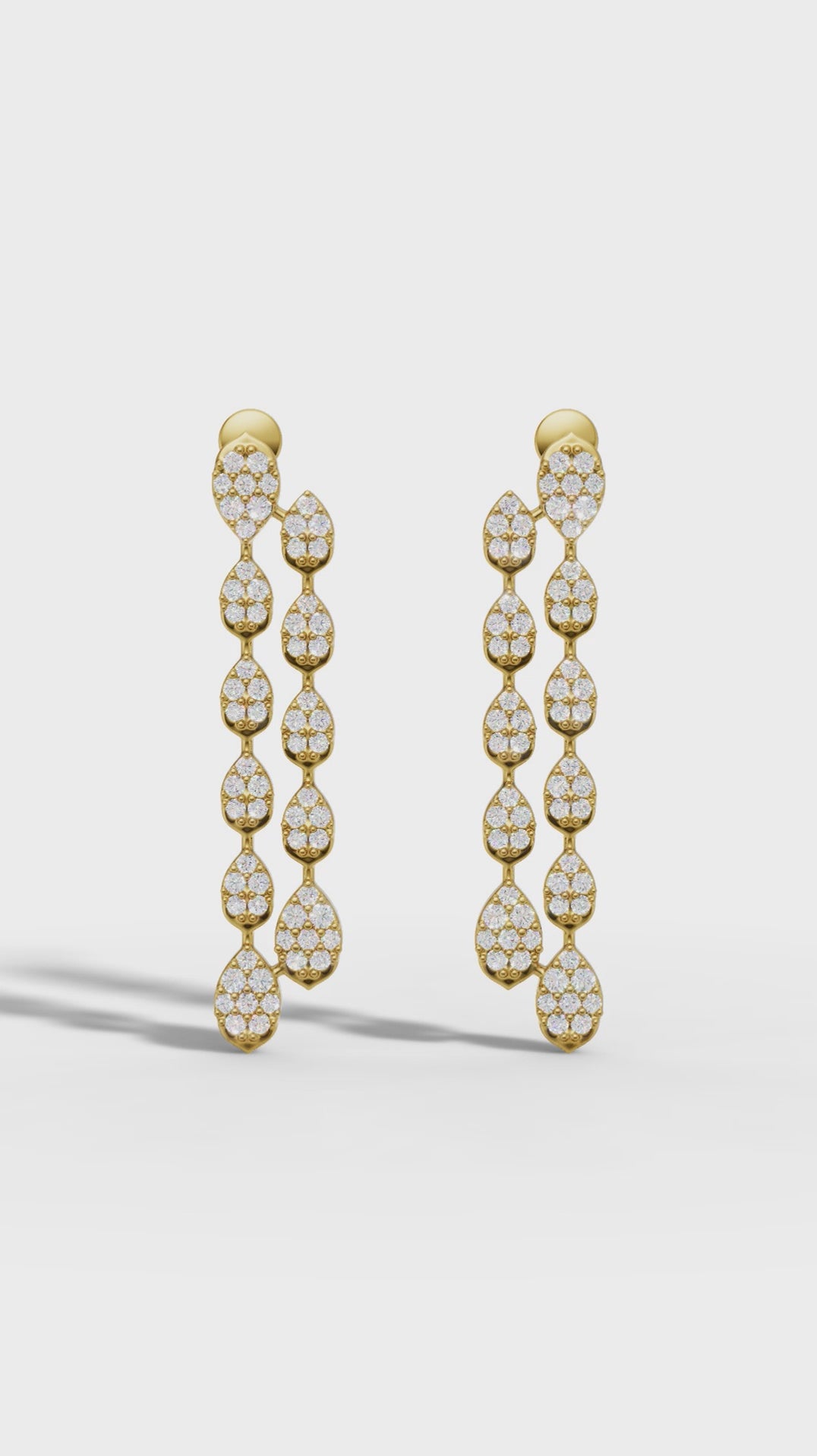 Waterfall Diamond Drop Earrings