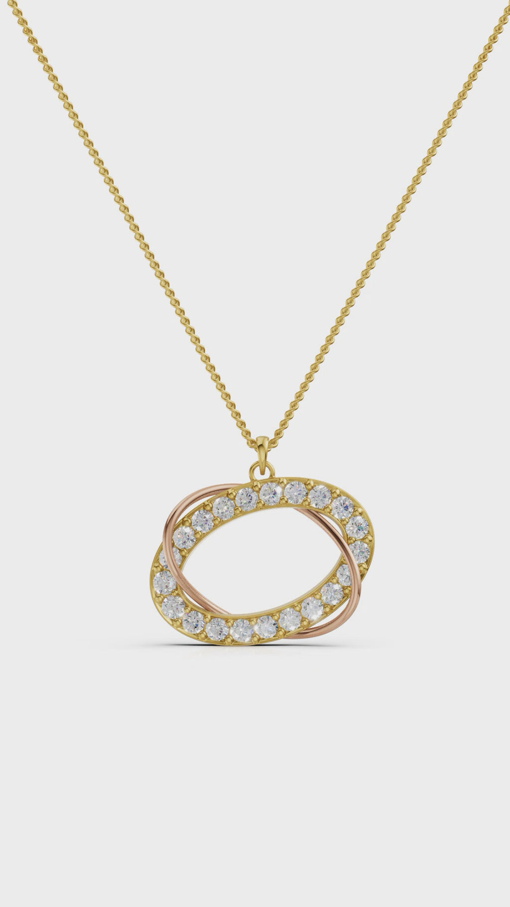 Celestial Orbit Diamond Pendant