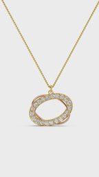 Celestial Orbit Diamond Pendant