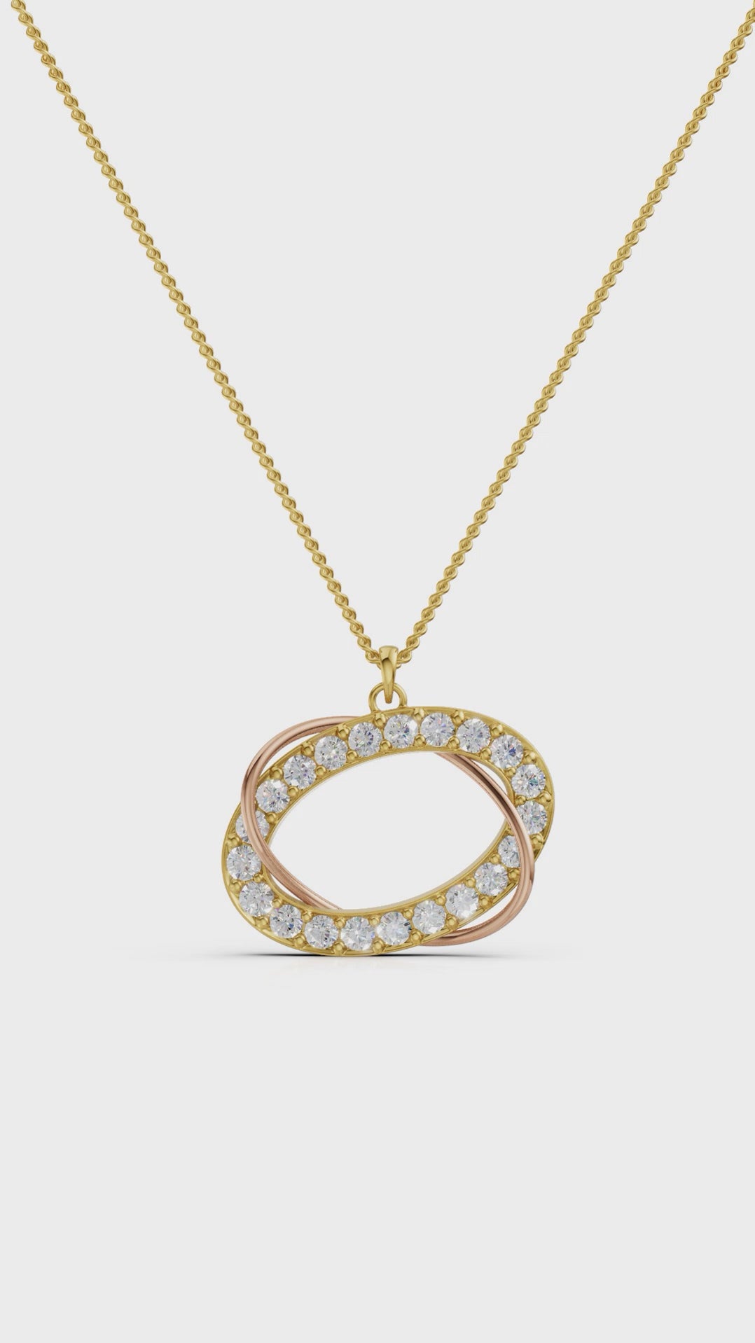 Celestial Orbit Diamond Pendant