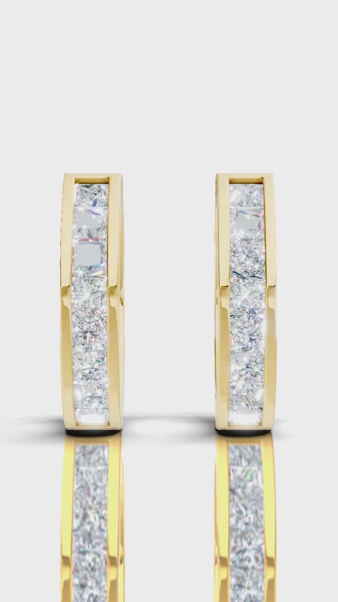 Donald hoops Mens Earring