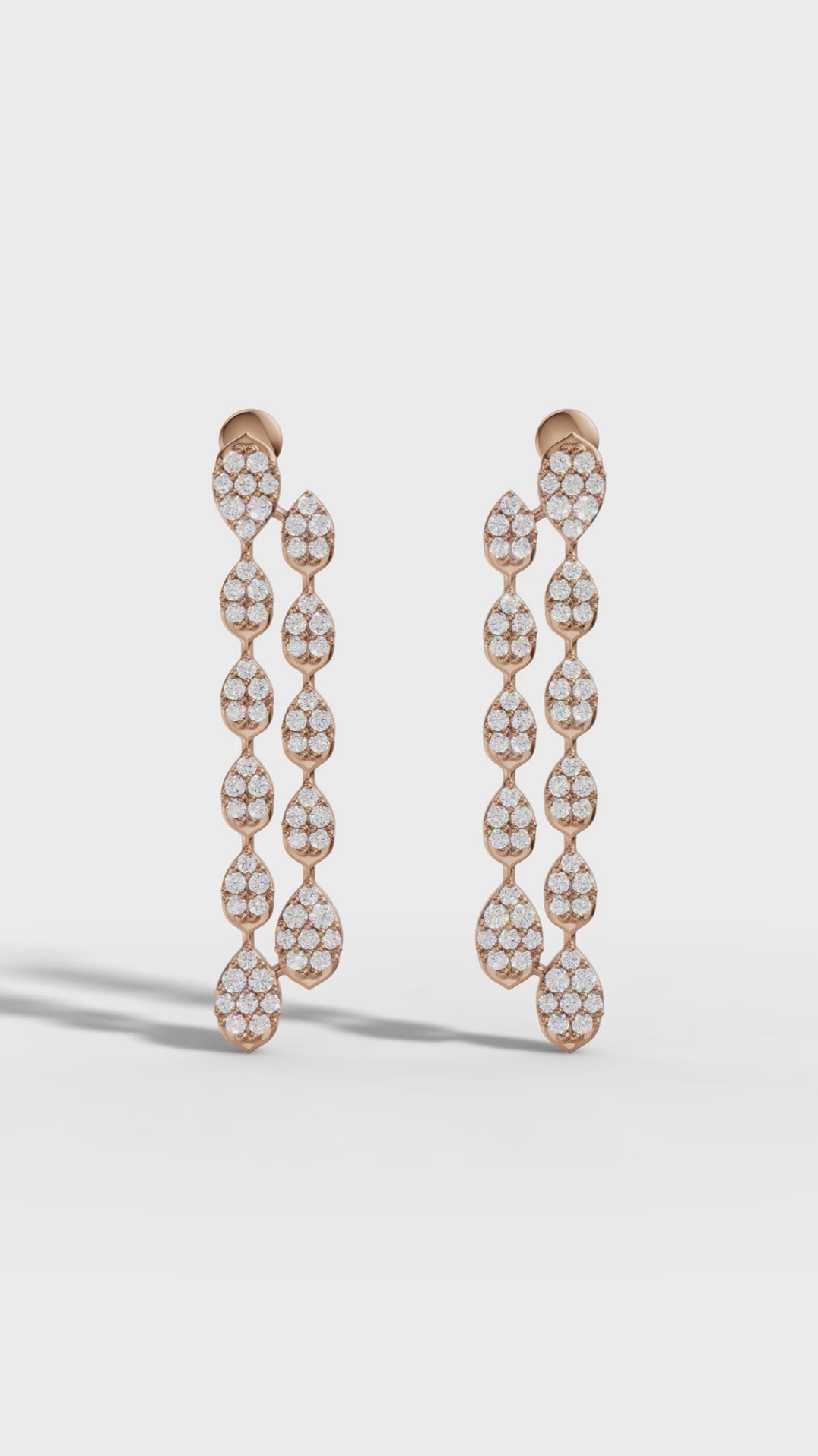Waterfall Diamond Drop Earrings