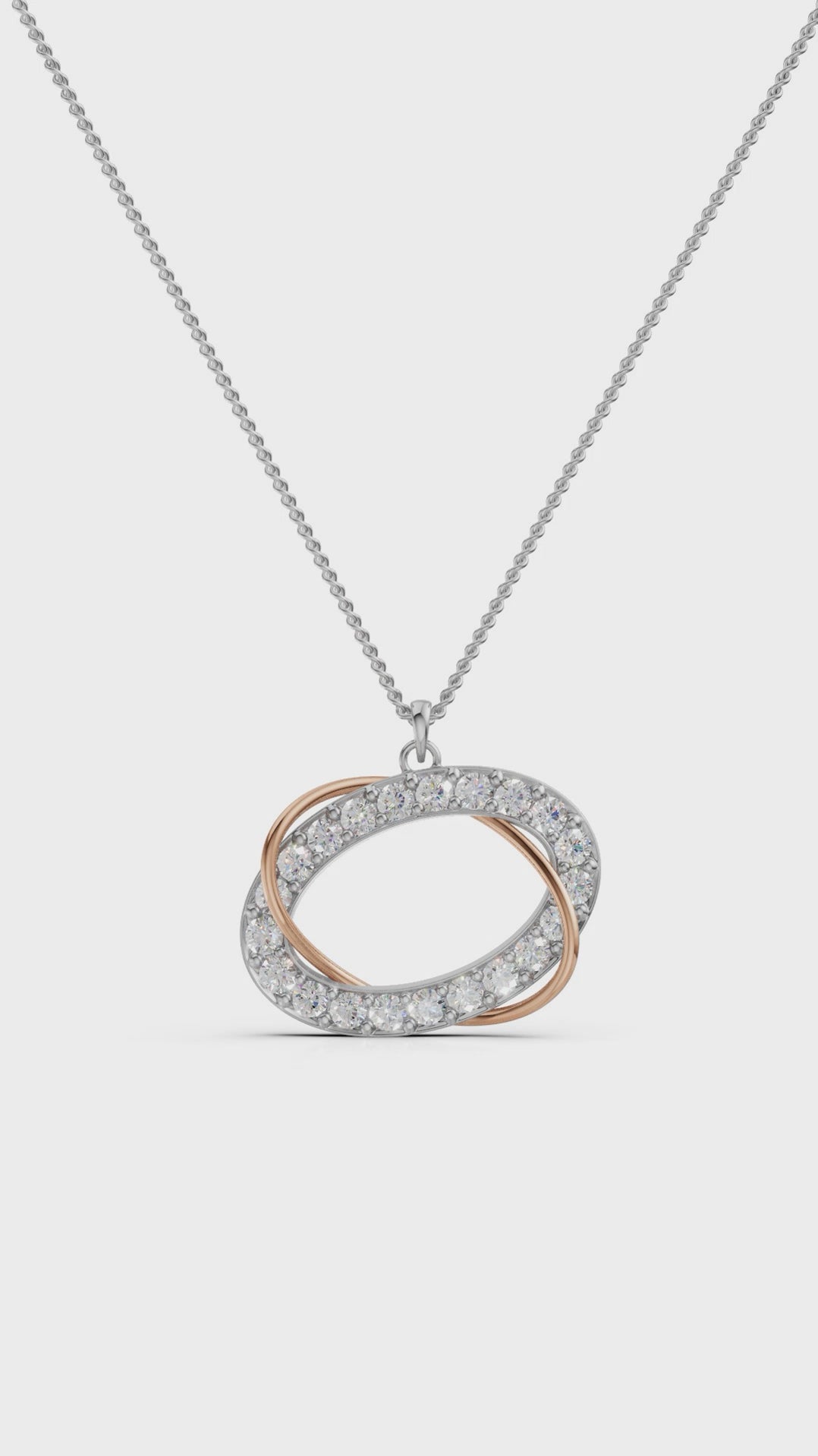 Celestial Orbit Diamond Pendant
