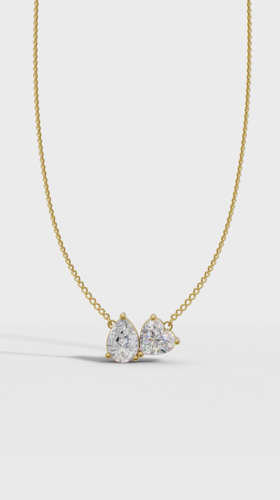Soulmate Heart And Pear Pendant