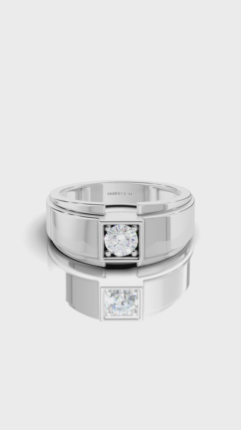Citadel Round Men's Ring