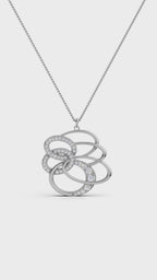 Figure Dual Swirl Pendant
