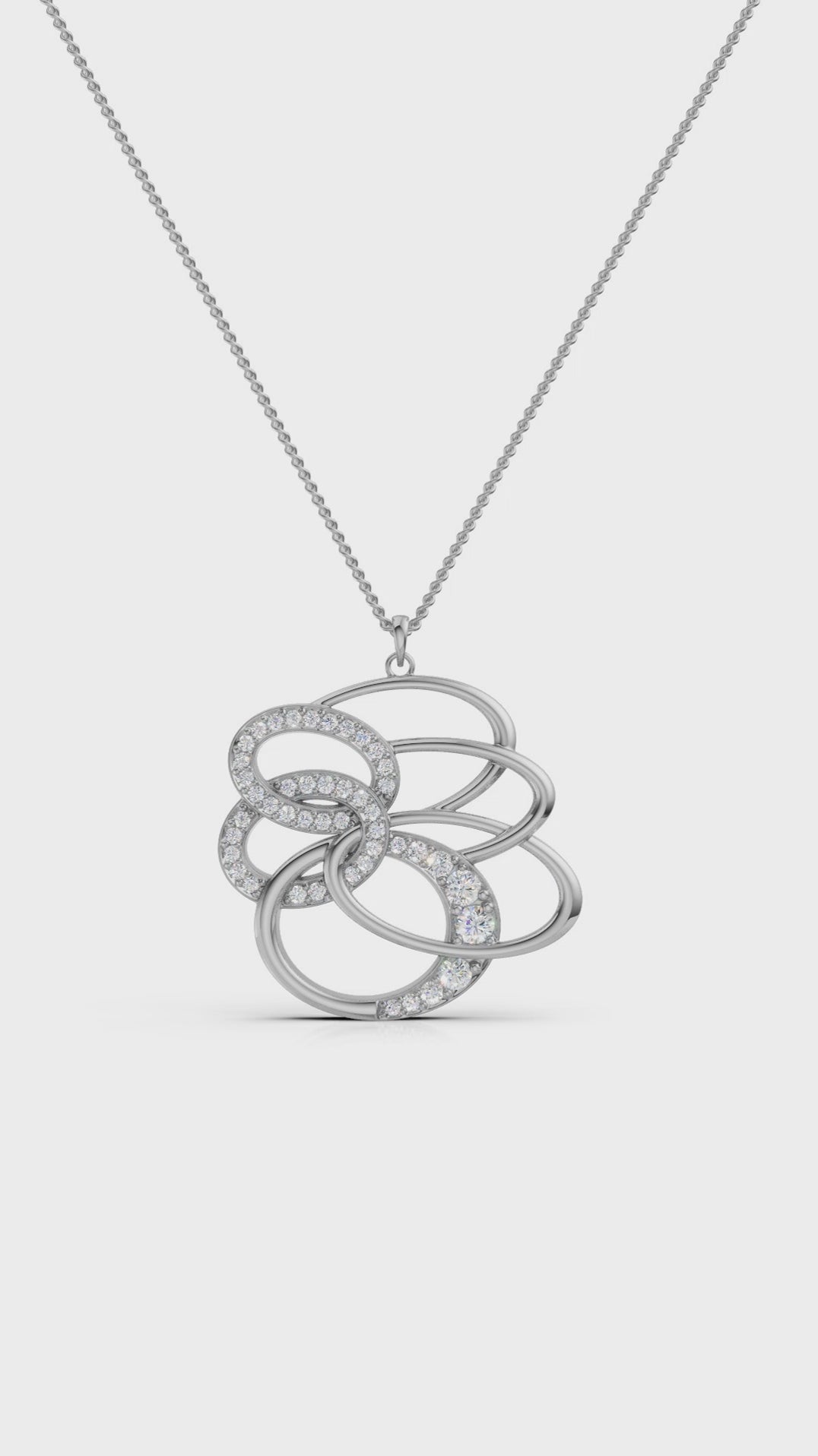 Figure Dual Swirl Pendant