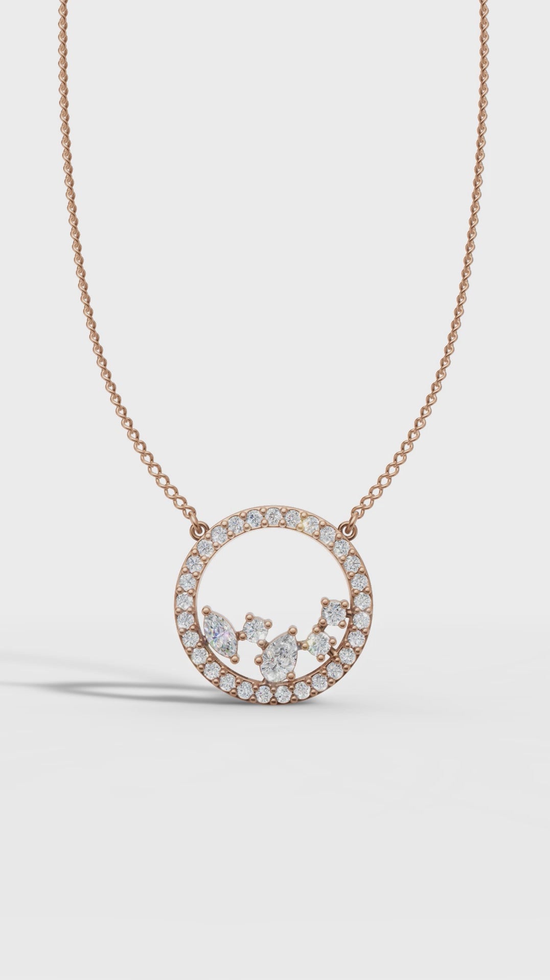 Celestial circle pendant